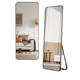 Mirror full-body dressing mirror floor-standing household ins style fitting mirror for girls bedroom wall hanging large mirror glass