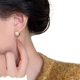 French retro pearl earrings ins light luxury niche design high-end earrings simple temperament earrings earrings for women