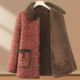 Elderly women's clothing, autumn and winter cotton clothes, women's cotton coats, thickened velvet, middle-aged and elderly women's clothing, mother's clothing, warm cotton jackets