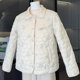 Fashionable Mom Autumn Clothes Lightweight Cotton Clothes 2025 New Middle-aged and Elderly Women's Clothes Western Style Padded Jackets Thin Tops