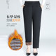 Winter warm cotton trousers for middle-aged and elderly people plus velvet and thickened sherpa trousers for mothers and girls, which are convenient for wearing grandma trousers outside.