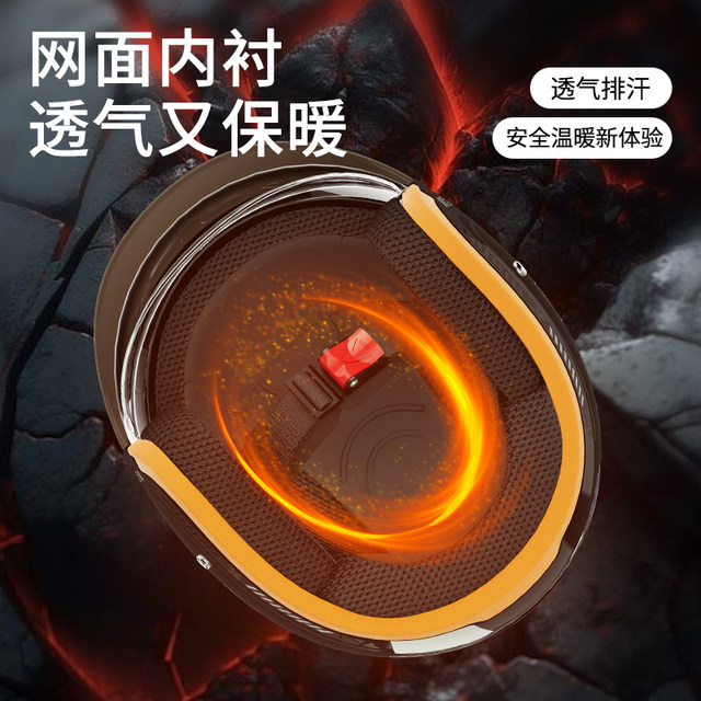 2025 new 3C certified electric vehicle helmet for men and women, safe for all seasons, winter half helmet, warm safety helmet