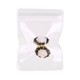 Anti-oxidation pvc sealed jewelry storage bag transparent jewelry bag thickened self-sealed jewelry packaging bag bracelet bracelet