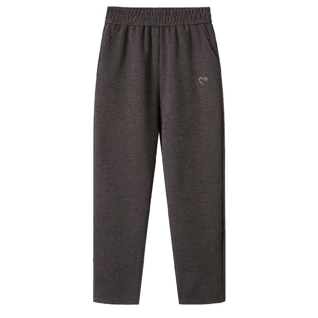 Mom's pants autumn loose casual woolen trousers middle-aged and elderly women's autumn and winter trousers old lady grandma straight pants