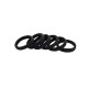 10 pieces of black seamless high elastic rim rubber band
