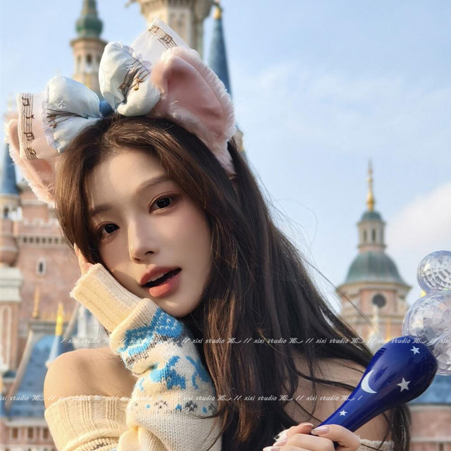 Lina Bell Bow Headband Cute Face-Showing Small Headband Hair Accessories Suitable for Disney Disney Headbands Women