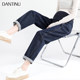 Maternity pants for autumn wear 2025 new belly-resisting jeans for spring and autumn large size loose small straight dad pants