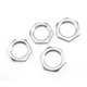 304 stainless steel hexagonal thin nut fine tooth root mother water tank joint lock piece faucet lock flat nut and cap