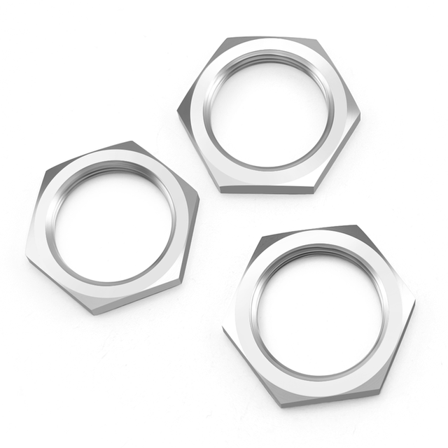 304 stainless steel hexagonal thin nut fine tooth root mother water tank joint lock piece faucet lock flat nut and cap