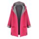 Women Autumn Winter Jacket Fashion Hooded Pocket Long Sleeve
