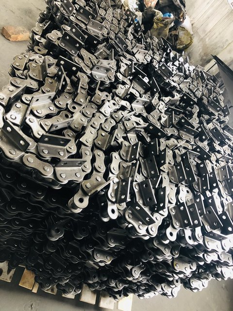 Industrial roller conveyor chain bent plate chain with ears chain 4 minutes 08B5 minutes 10A6 minutes 12A1 inch 16A accessories