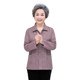 Senior women's clothing, cotton long-sleeved plaid shirt, 50-60-70 years old grandma's clothing, shirt, jacket, loose top