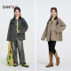 Sanfu jacket for women 2025 new spring contrasting lapel versatile loose retro denim top for women 496760
