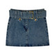 Hot girls wear large size denim skirt for women in summer new style fat girls look slim mm high waist hips big belt short skirt