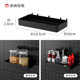 Round hole hole plate accessories universal 6mm16 hole distance L hook storage box metal plate storage rack square box mobile phone rack