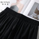 Black lace puffy skirt for women 2025 new autumn high-waisted a-line cake skirt slimming big hem mid-length skirt