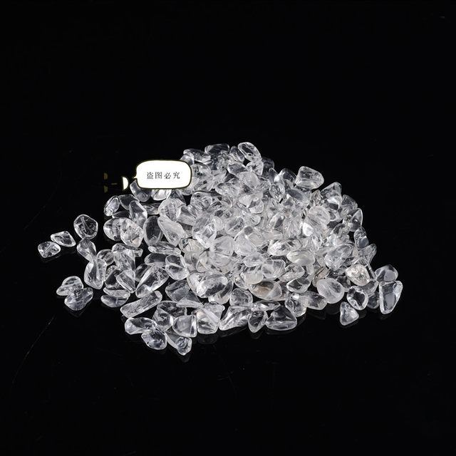 Fidelity and high quality 1kg translucent white crystal gravel crystal degaussing ornaments shop fish tank crystal pillow for Buddha