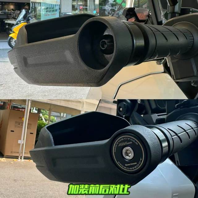 Suitable for Honda ADV350 original car handguard beautiful head plug handlebar balance terminal handle plug weighted stainless steel modification