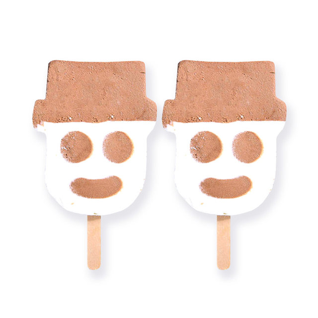 Tian Mu's post -80s flower face milk flavor childhood ice cream 20 doll big face big face snowman ice cream children's ice cream
