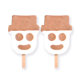 Tian Mu's post -80s flower face milk flavor childhood ice cream 20 doll big face big face snowman ice cream children's ice cream

