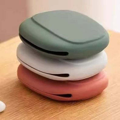 Wired earphone storage box data cable silicone bag protective cover Bluetooth earphone storage bag wireless earphone organization bag