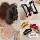 Soft silicone shark clamp hair clip for women high-end 2025 new hairpin back head large-size clip headgear