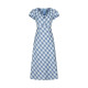 HeyDress French V-neck Plaid Dress Women's Summer 2025 New Retro Printed Slim Slim Skirt