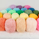 Baby 4-strand milk cotton self-woven scarf medium thick thread ball blanket crochet diy wool hand-knitted material bag
