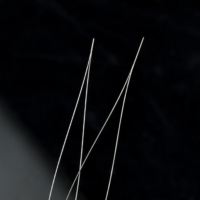 Slim open needle handmade DIY bracelet bead lead crystal small hole rice pearl pearl bead threading tool