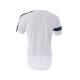 Japan direct mail New Balance youth sports shirt JJTF0489-WNV white navy blue