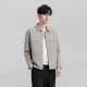 Snow Fly 2025 autumn new men's lapel business casual buckle windproof sleeve solid color slim jacket jacket