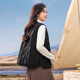 Snow Fly 2025 autumn new women's down vest vest versatile wear outside outdoor casual and fashionable round neck
