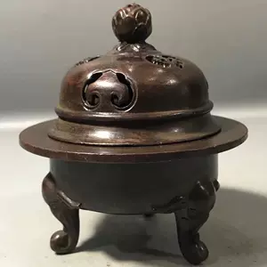 通販専門店 旧家蔵出 古銅製三点 香炉 青銅碗 仏像 その他 当日配達 旧家蔵出 古銅製三点 香炉 青銅碗 仏像 工芸品