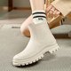 Japanese women's rain boots short 2024 new fashion outer rain boots women's waterproof non-slip women's rubber shoes water shoes