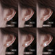 S999 sterling silver color natural freshwater pearl earrings for women's ear piercings without taking off earrings Niche high-end earrings