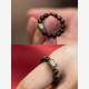Original handmade natural Qi Nan agarwood millet bead ring jade gourd Zakiram wealth bead ring green