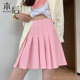 KB-133 Thin pocket elastic waist skirt short skirt summer women's tennis pleated skirt small college style