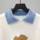 Sweater for women in autumn and winter junior high school students, big children wearing dolls inside, two fake velvet thickened warm bottoming shirts
