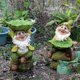 The courtyard decorative outdoor garden courtyard decoration garden decoration creative resin dwarf cartoon sculpture ornaments