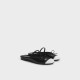 CHARLES/KEITH summer women's shoes CK1-71720069 flat bow color-blocked half-slippers for women
