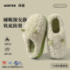 
Cotton slippers for women in autumn and winter 2025 new home interior warm plush thick-soled confinement slippers