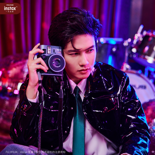 Fuji instax mini41 modern gift box with Polaroid photo paper retro camera mini40 upgrade