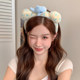 Cute plush face wash headband three-dimensional crab shark funny headband special non-slip hairpin hair accessories for women