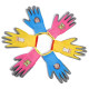 Children's gloves catching sea labor protection crab crab prevention and waterproof outdoor pet hamster labor gardening protective anti -cutting
