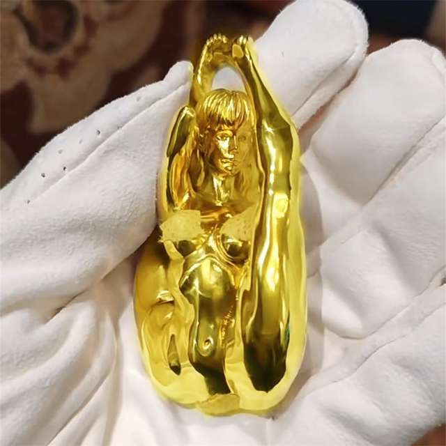 American retro original handmade yoga beauty pendant pendant accessories accessories collection naked women figure art gift
