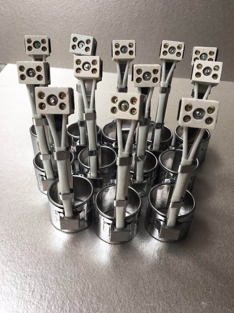 Injection molding machine heating ring 220V round ceramic stainless steel heating ring nozzle barrel heater mica electric heating barrel