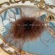 
Ins style super fairy internet celebrity feather clip bangs clip ostrich temperament high-end clip hair clip 7cm grab clip