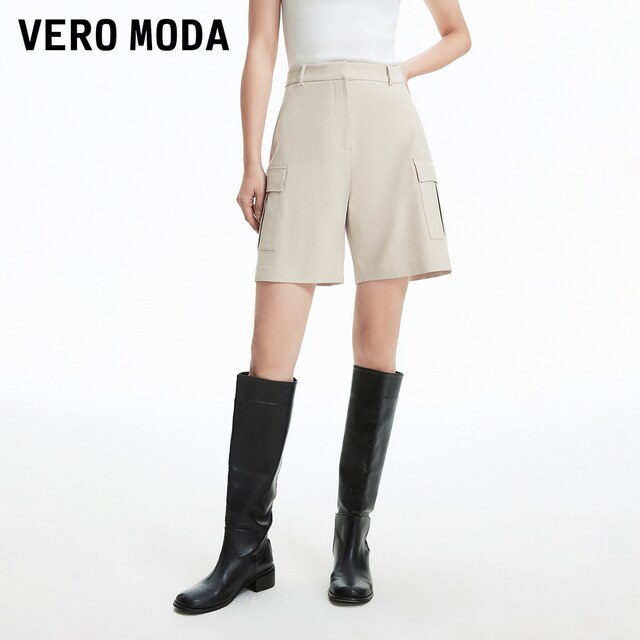 Vero Moda Shorts for Women 2024 Spring and Summer New High Waist Slim Casual Workwear