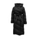 Vero Moda down jacket for women 24 winter new hooded waist 90 white duck down fashionable simple slim and long