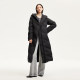 Vero Moda down jacket for women 24 winter new hooded waist 90 white duck down fashionable simple slim and long